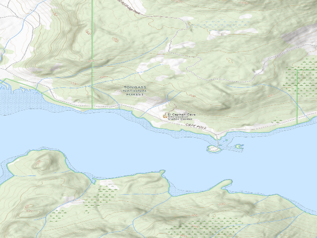 USGS topographic map of El Capitan Campground