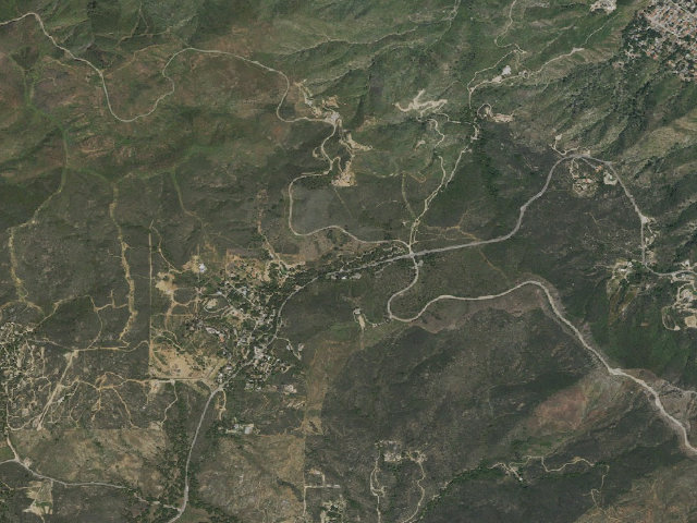 Aerial image of El Cariso Campground