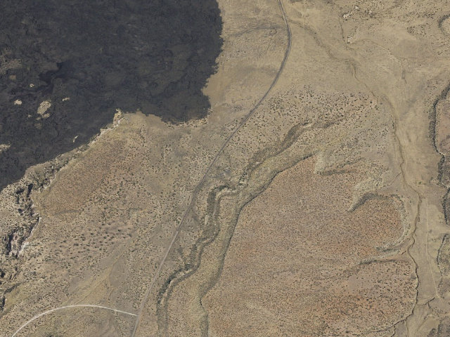 Aerial image of El Malpais National Conservation Area