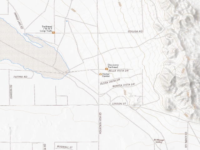 USGS topographic map of El Mirage Ohv Area