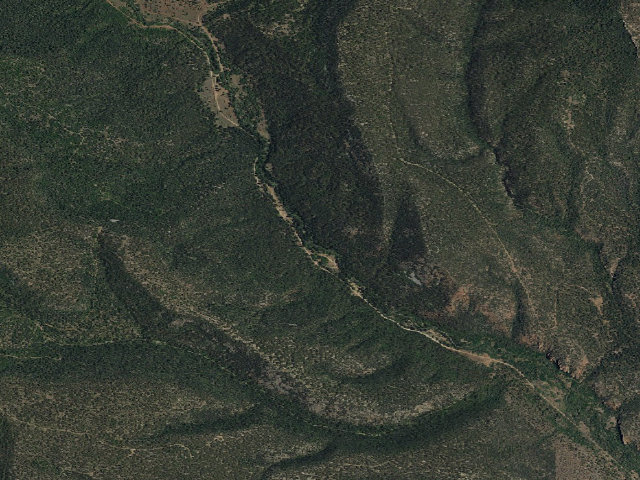 Aerial image of El Rito Campground