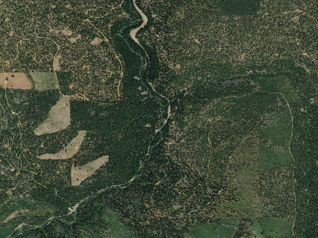 Aerial image of Elam Campground