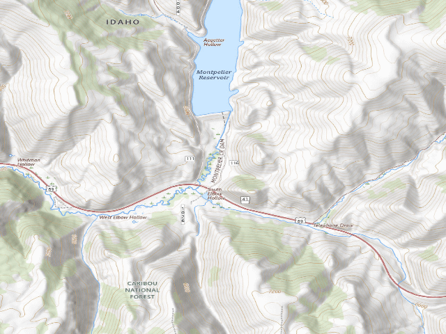 USGS topographic map of Elbow