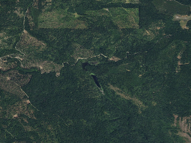 Aerial image of Elbow Lake