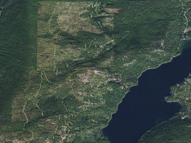 Aerial image of Elbow Lookout