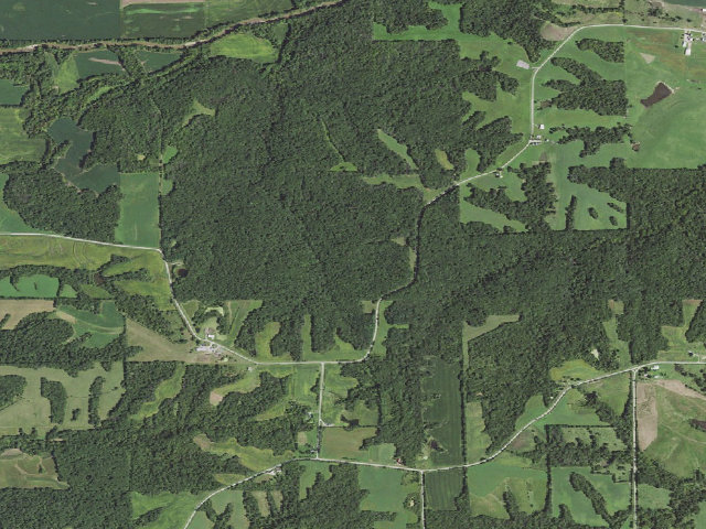 Aerial image of Eldon WMA