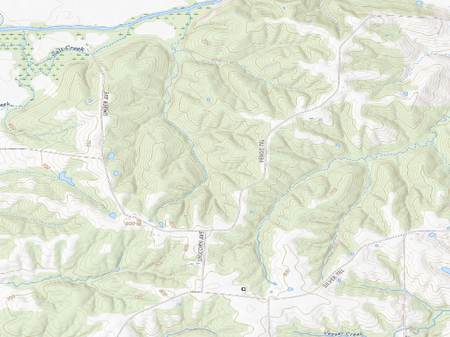 USGS topographic map of Eldon WMA