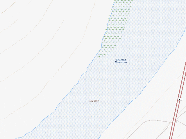 USGS topographic map of Eldorado Free Campsite