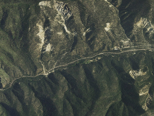 Aerial image of Elephant Rock Campground