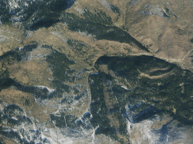 Aerial image of Elk Camp