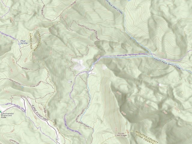 USGS topographic map of Elk Camp