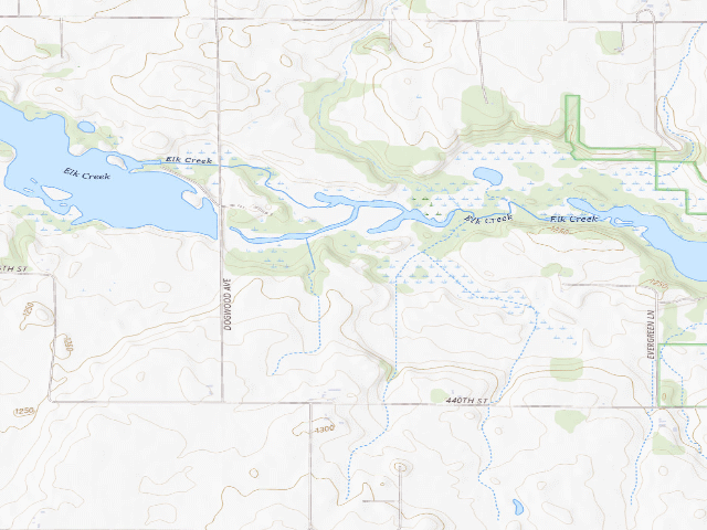 USGS topographic map of Elk Creek Marsh WMA