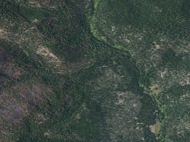 Aerial image of Elk Creek