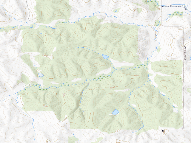 USGS topographic map of Elk Grove WMA