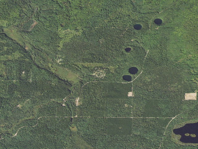 Aerial image of Elk Hill Group Equestrian Campground