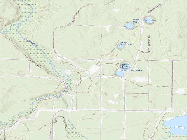 USGS topographic map of Elk Hill Group Equestrian Campground
