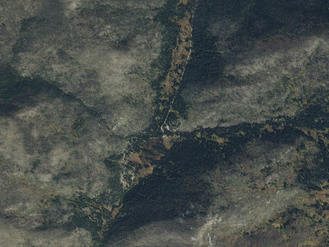 Aerial image of Elk Summit Campground