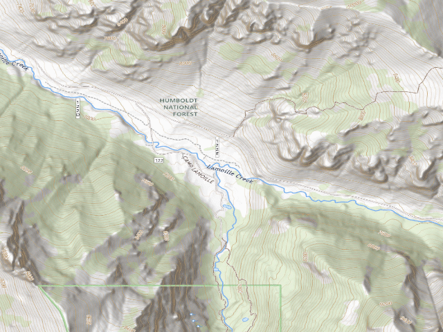 USGS topographic map of Elko County