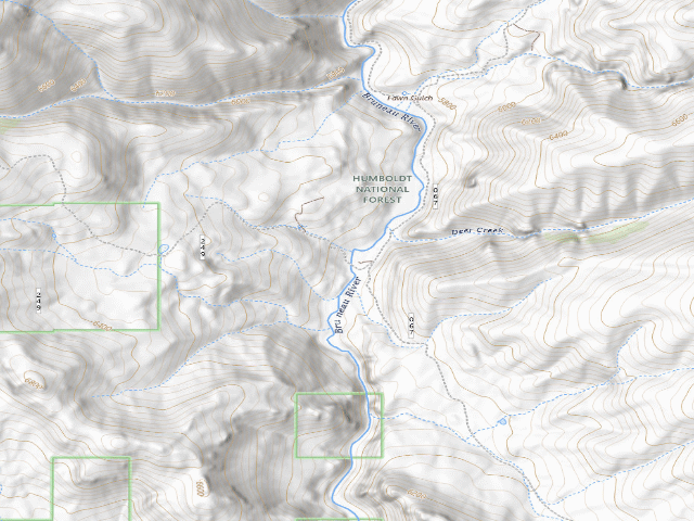 USGS topographic map of Elko County
