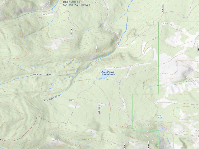 USGS topographic map of Emerine Rd-002