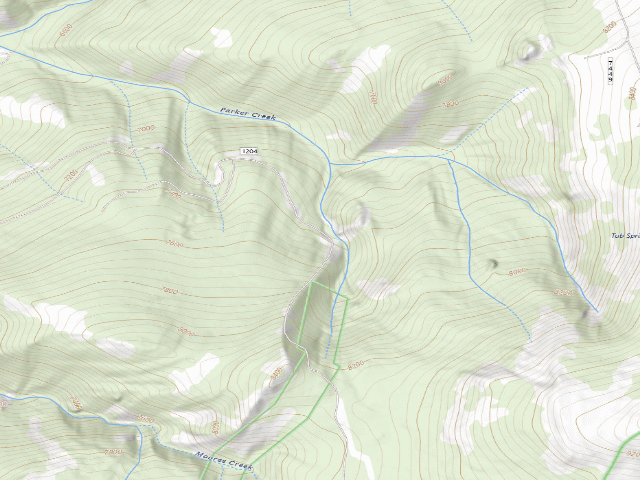 USGS topographic map of End Road