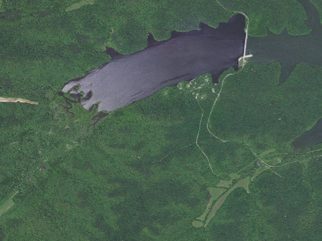 Aerial image of Energy Lake Campground