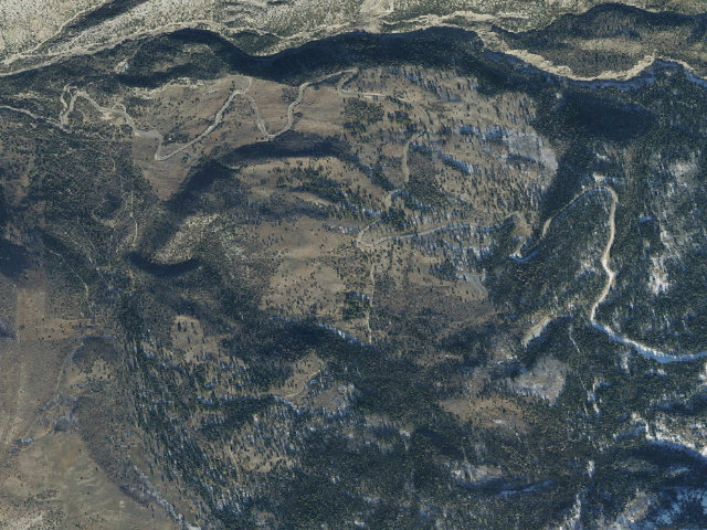 Aerial image of Ephraim Canyon
