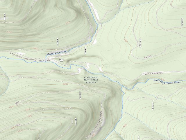 USGS topographic map of Erroneous-East Solo Joe Campsite