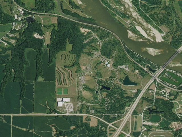 Aerial image of Eugene T. Mahoney SP