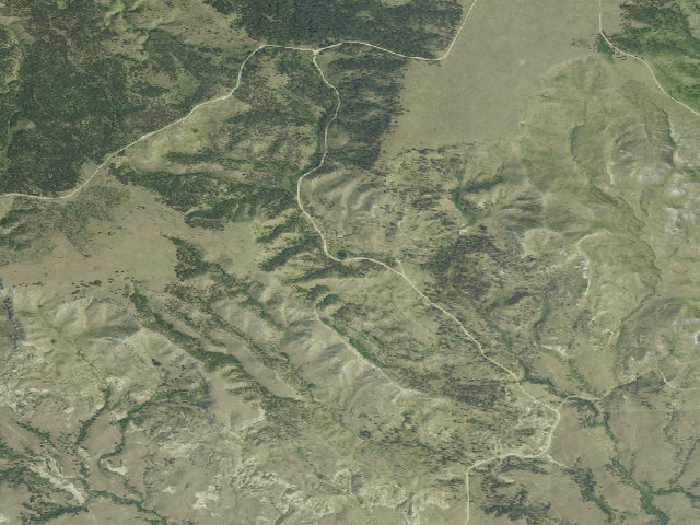 Aerial image of Exie Rd Pond