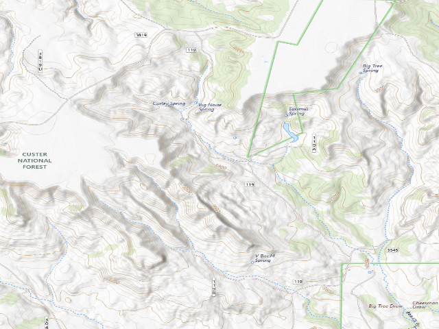 USGS topographic map of Exie Rd Pond