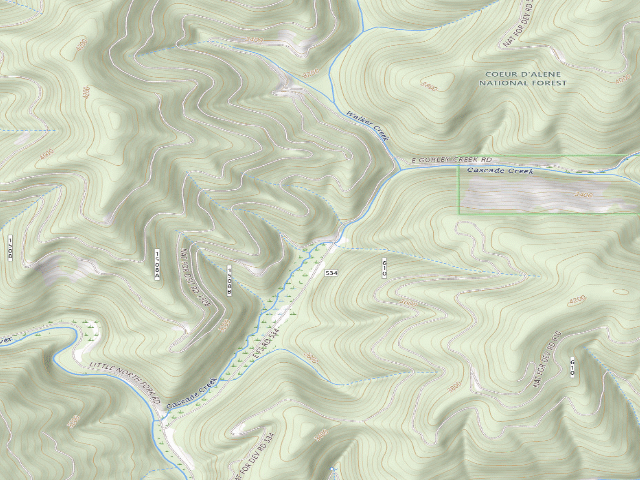 USGS topographic map of F.P. Disp Site #59B