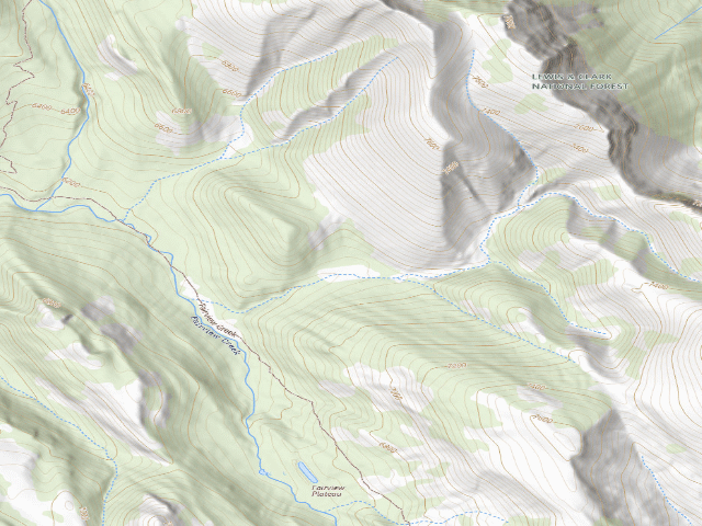 USGS topographic map of Fairview 002