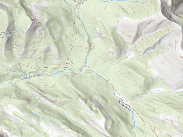 USGS topographic map of Fairview 006