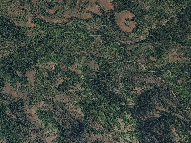 Aerial image of Fairview Campground & Trailhead