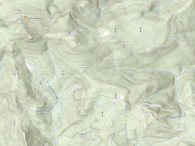 USGS topographic map of Fairy Shelter