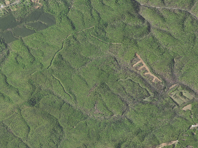 Aerial image of Fairystone Farms WMA