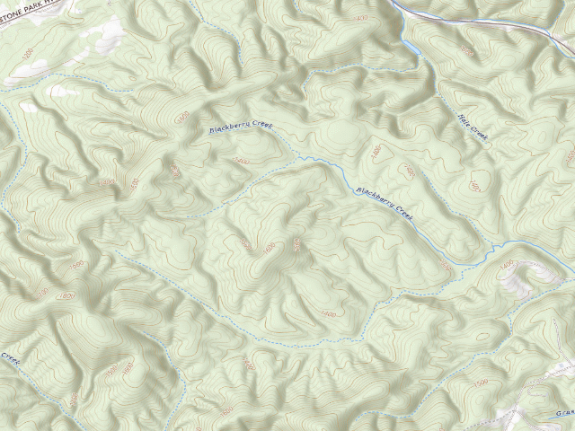 USGS topographic map of Fairystone Farms WMA