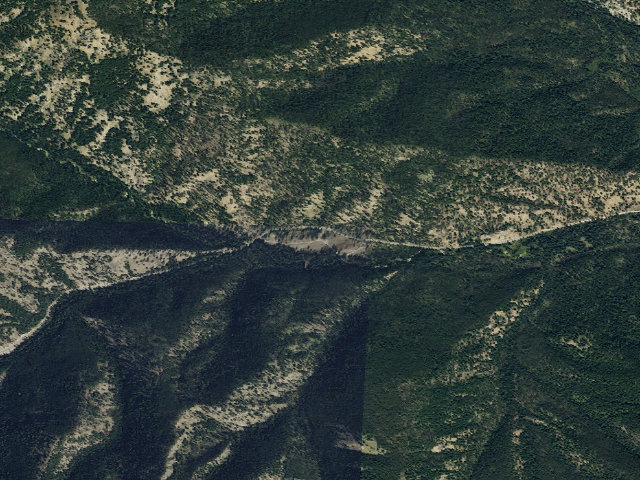 Aerial image of Fales Flat Group Campground