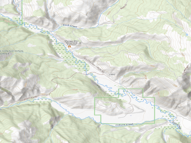 USGS topographic map of Fall Creek 18