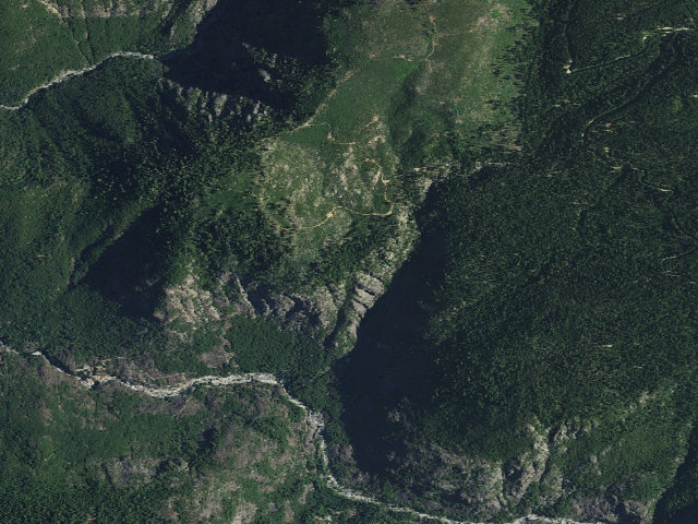 Aerial image of Fall Creek