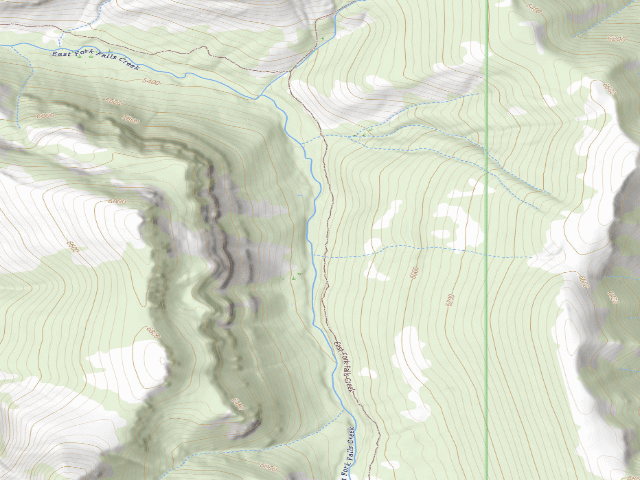 USGS topographic map of Falls Creek 005