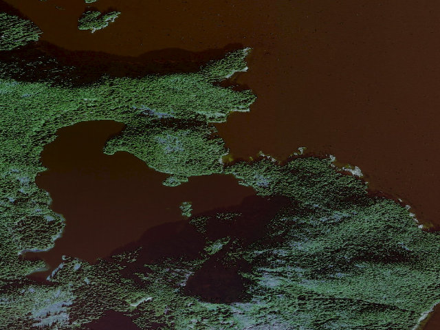 Aerial image of Falls Lake Camp