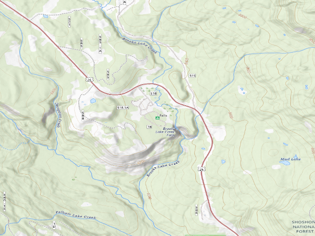 USGS topographic map of Falls