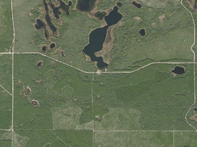 Aerial image of Farles Prairie Hunt Camp