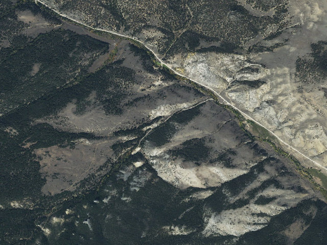 Aerial image of Farlin Gultch