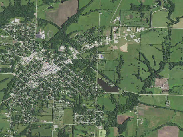Aerial image of Farrington Park Lake (Windsor)