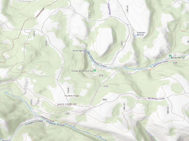 USGS topographic map of Father And Sons Cg