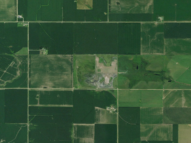 Aerial image of Father Hupp WMA