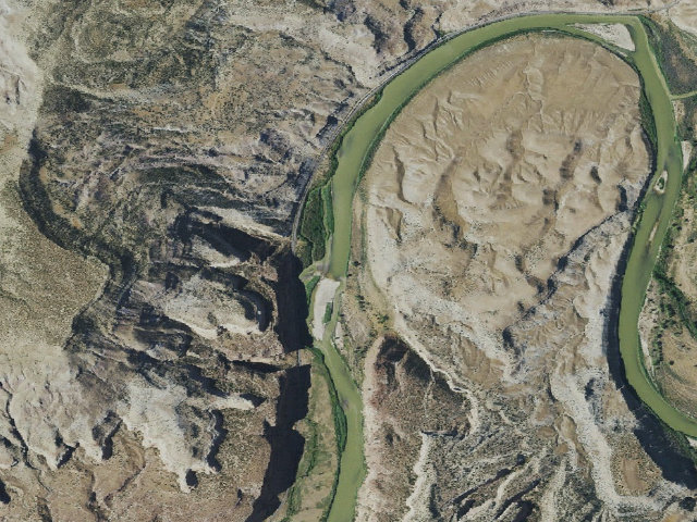 Aerial image of Fault Line 1